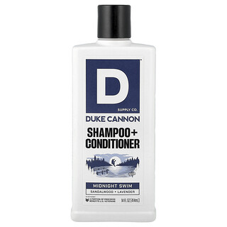 Duke Cannon Supply Co., Shampooing + après-shampooing, Midnight Swim, 414 ml