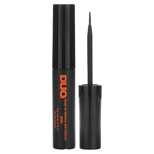 Duo Brush On Striplash Adhesive, Dark Tone, 0.18 oz (5 g)