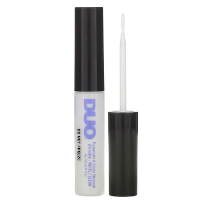 DUO Rosewater & Biotin Striplash Adhesive, White/Clear, 0.18 oz (5 g)