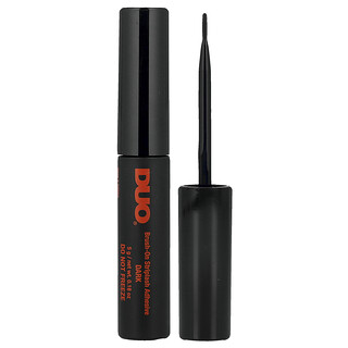 DUO, 假睫毛胶水刷，暗色调，0.18 盎司（5 克）