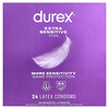 Extra Sensitive Thin, 24 Latex Condoms