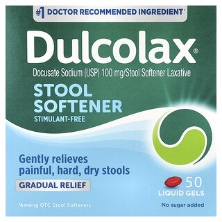 Dulcolax, Stool Softener, 50 Liquid Gels