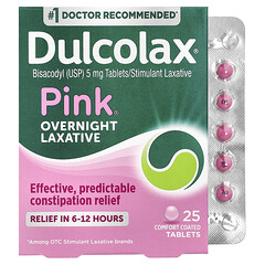 Pink®, нічне проносне, 5 мг, 25 таблеток, вкритих оболонкою