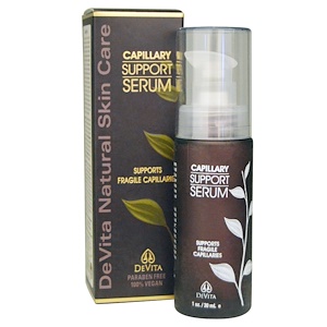Девита, Natural Skin Care, Capillary Support Serum, 1 oz (30 ml) отзывы