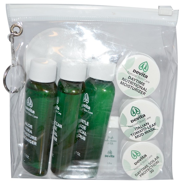 Try-Me Kit Anti-Aging Devita 1 Kit Leaders, Too Much Fun in the Sun?, Soothing & Calming Mask, 1 Mask, 0.84 fl oz (pack of 12)