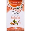 Davidson's Tea, Tulsi, Organic, Rooibos Chai, Caffeine-Free, 25 Tea Bags, 1.58 oz (45 g)