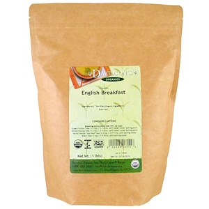 Отзывы о Дэвидсонс Ти, Organic, English Breakfast Tea, 1 lb