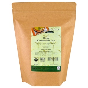 Отзывы о Дэвидсонс Ти, Organic, Herbal Chamomile & Fruit Tea, Caffeine-Free, 1 lb