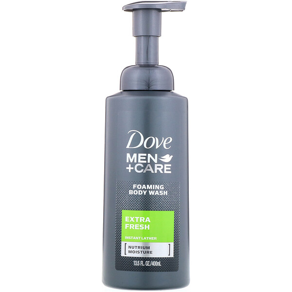 Dove, Men + Care, Foaming Body Wash, Extra Fresh, 13.5 fl oz (400 ml) iHerb