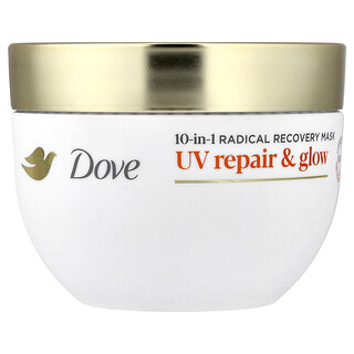 Dove, UV Repair & Glow, Masque capillaire 10-en-1 pour la récupération radicale, 260 g