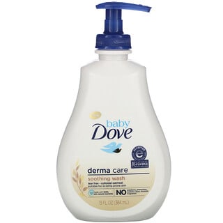 Dove, Baby Dove, Derma Care, успокаивающее средство для душа, 384 мл (13 жидк. Унций)