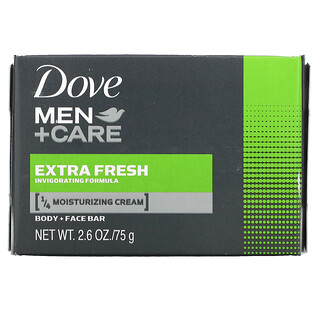Dove, Men+Care（メン＋ケア）、ボディ＋フェイスバー、エクストラフレッシュ、75g（2.6オンス）