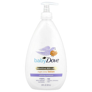 Dove, Bebé, Cuidado de la piel sensible, Loción para la noche, 591 ml (20 oz. Líq.)
