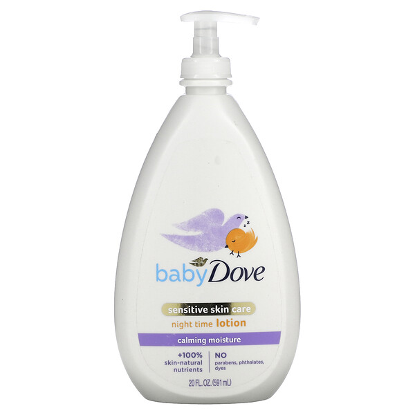 Dove‏, Baby, Sensitive Skin Care, Night Time Lotion, 20 fl oz (591 ml)