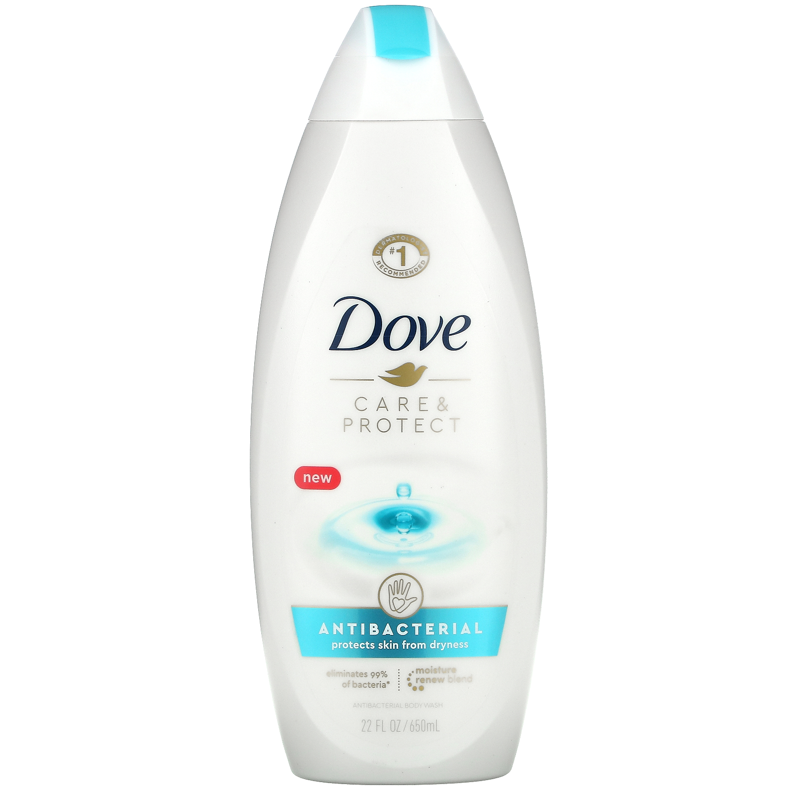 Dove Care And Protect Antibacterial Body Wash 22 Fl Oz 650 Ml Iherb