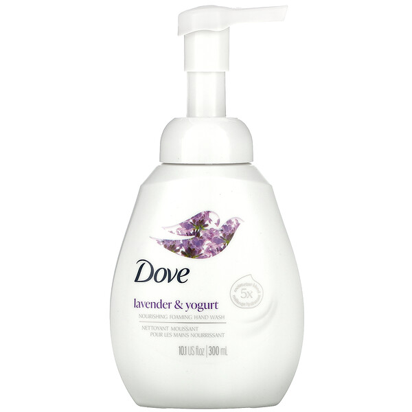 Dove‏, Nourishing Foaming Hand Soap, Lavender & Yogurt, 10.1 fl oz (300 ml)