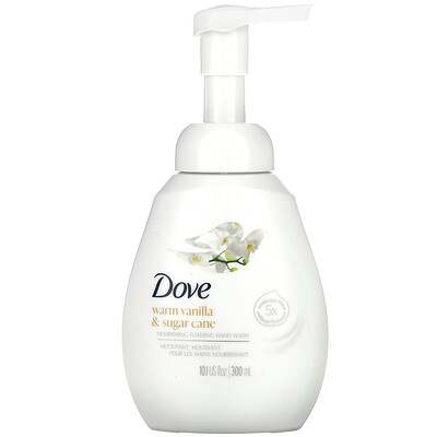 Dove Nourishing Foaming Hand Wash, Warm Vanilla & Sugar Cane, 10.1 fl oz (300 ml)