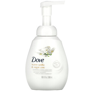 Dove, غسول اليدين ذو الرغوة المغذية، الفانيليا الدافئة وقصب السكر، 10.1 أونصة سائلة (300 مل)