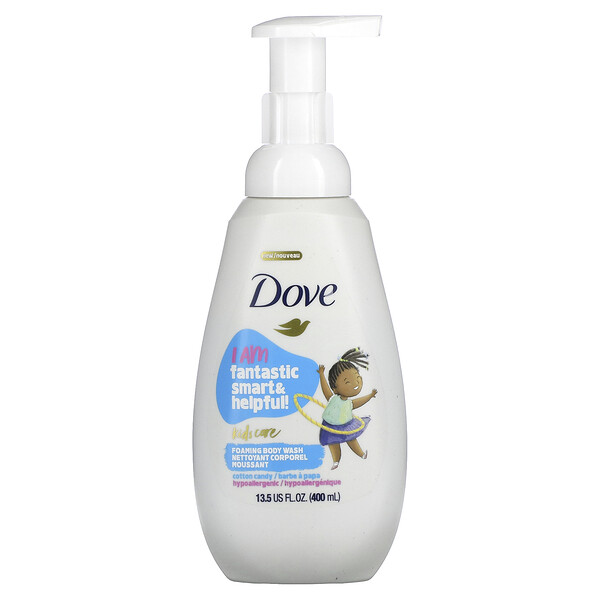 Dove‏, Kids Care, Foaming Body Wash, Cotton Candy, 13.5 fl oz (400 ml)