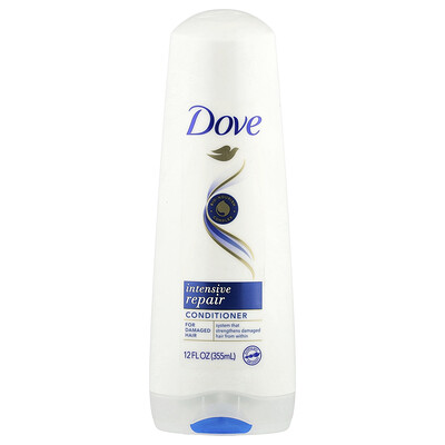 Dove, Acondicionador de reparación intensiva, Para cabello dañado, 355 ml (12 oz. líq.)
