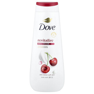 Dove, Revitalize, Sabonete Líquido, Leite de Cereja + Chia, 20 fl oz