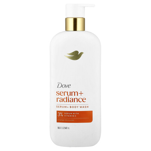 Dove, Sérum y jabón líquido iluminador para el cuerpo, Azahar, 547 ml (18,5 oz. líq.)