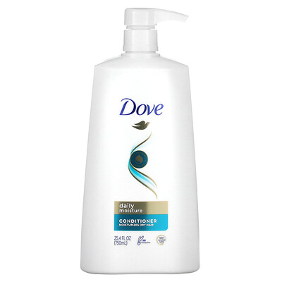Dove Увлажняющий кондиционер для ежедневного применения, 750 мл (25,4 жидк. Унции)