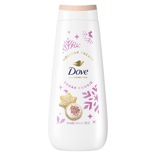 多芬, Holiday Treats, Body Wash, Sugar Cookie, 11 fl oz