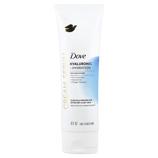 Dove, Sérum en crema para el cuerpo, Ácido hialurónico e hidratación, Sin fragancia, 8 oz. líq.