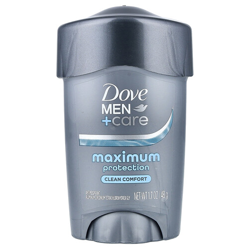 Dove, Men+Care, Maximum Protection, Antiperspirant, Clean Comfort, 1.7 oz (48 g)