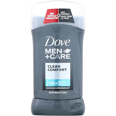 Купить Dove Men + Care, дезодорант, «Чистый комфорт», 85 г (3 унции)