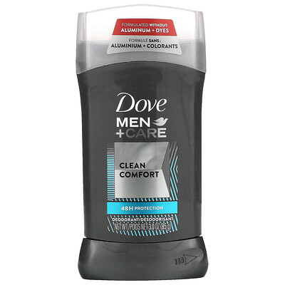 Dove Men + Care, дезодорант, Чистый комфорт, 85г (3унции)