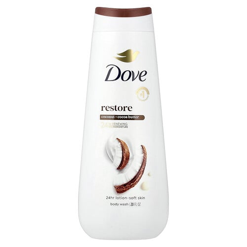 Dove, Restore Body Wash, Coconut + Cocoa Butter, 20 fl oz (591 ml)