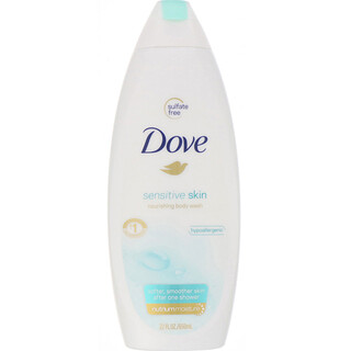Dove, Jabón líquido corporal para piel sensible, 650 ml (22 oz. líq.)