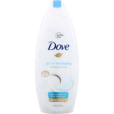 Dove Мягко отшелушивающий гель для душа, 650 мл