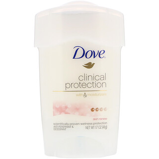 Dove, Clinical Protection, Déodorant antitranspirant, Skin Renew, 48 g