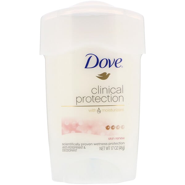 Clinical Protection, Prescription Strength, Anti-Perspirant Deodorant, Skin Renew, 1.7 oz (48 g)
