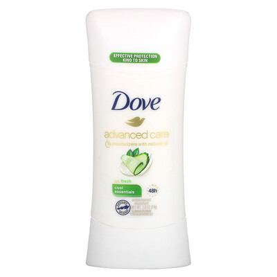 Dove Advanced Care, дезодорант-антиперспирант, свежесть, 74 г (2,6 унции)