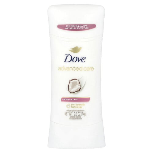 Dove Advanced Care, Antiperspirant Deodorant, Caring Coconut, 2.6 oz (74 g)