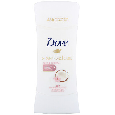 Dove Дезодорант-антиперспирант Advanced Care, аромат «Кокос», 74 г