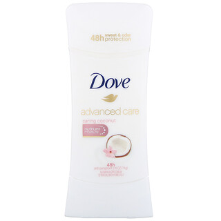 Dove, Advanced Care, desodorante antitranspirante, Caring Coconut, 74 g