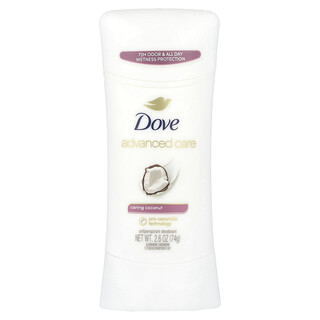 Dove, Advanced Care, Desodorante antitranspirante, Coco protector, 74 g (2,6 oz)
