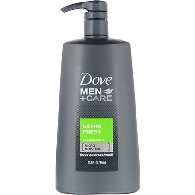 Dove Men+Care, гель для лица и тела «Экстрасвежесть», 694 мл (23,5 жидк. унции)