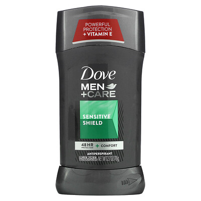 Dove Men + Care, дезодорант-антиперспирант, Sensitive Shield, 76 г (2,7 унции)