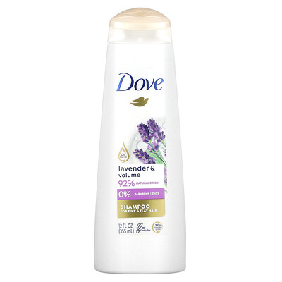 Dove Shampoo For Fine Flat Hair Lavender & Volume 12 fl oz (355 ml)