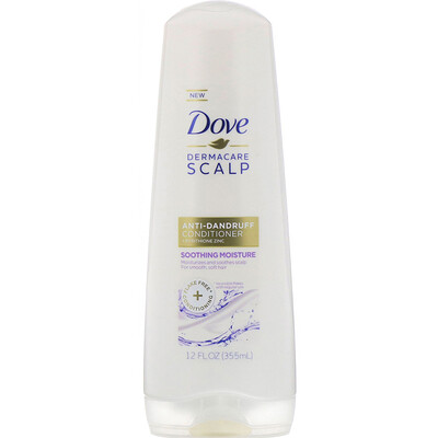 Купить Dove Dermacare Scalp, Anti-Dandruff Conditioner, Soothing Moisture, 12 fl oz (355 ml)