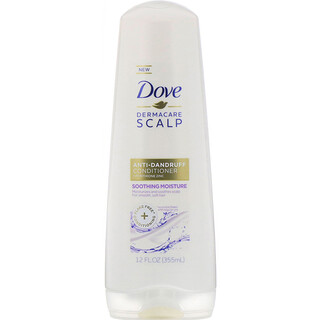 Dove, Dermacare，滋养头皮，去屑护发乳，舒缓保湿，12 液量盎司（355 毫升）