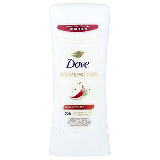 Dove, Advanced Care izzadásgátló dezodor, alma és fehér tea, 74 g