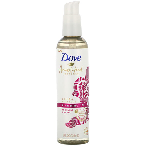 Dove‏, Amplified Textures, Shine & Moisture, Finishing Gel, 8 fl oz (236 ml)