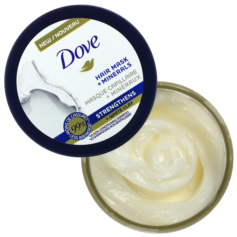 Dove, Hair Mask + Minerals, Strengthens + White Clay, 4 oz (113 g) iHerb